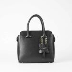 Women’s Black Floweret Shoulder Bag