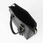 Women’s Black Floweret Shoulder Bag - Image 3