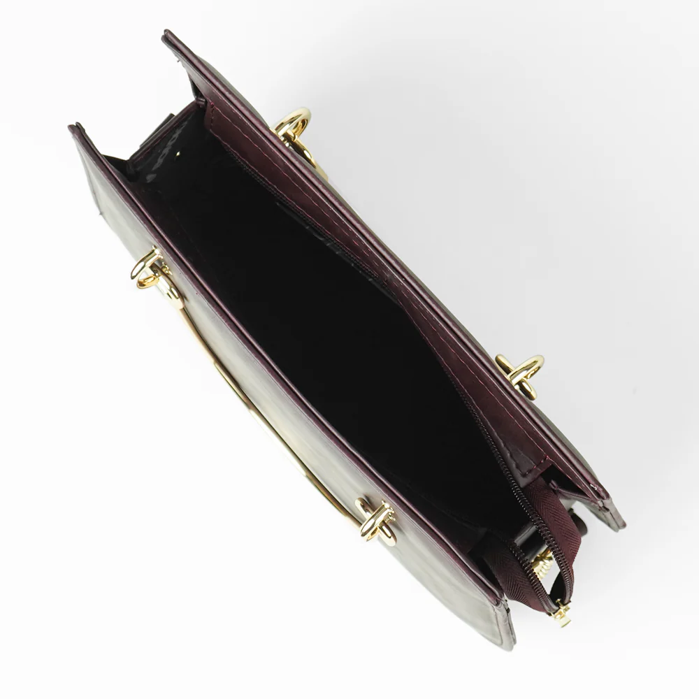 imgi_29_maroon_3_2e3b8109-752c-4589-85b1-545b3848a482.png Women’s Brown Corvette Handbag - Image 3