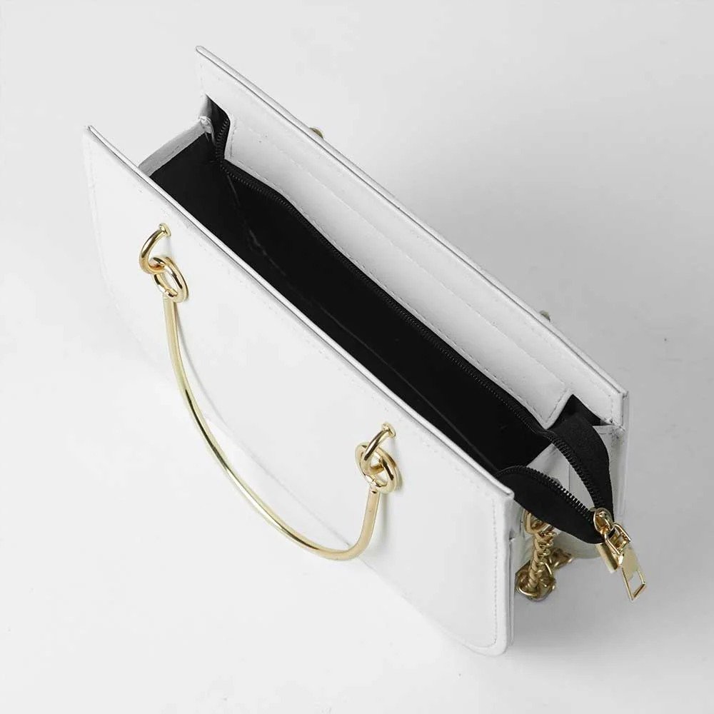 imgi_30_whiteplain2.jpg Women’s White Corvette Handbag - Image 3